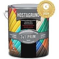 Hostagrund Prim 3v1 S2177 base and top coat for metal, 0620 yellow, 2.5 l