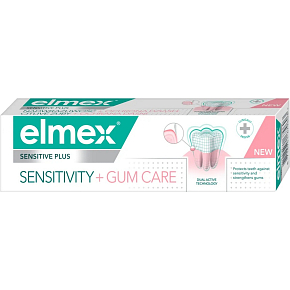 Elmex Sensitive Plus Sensitivity + Gum Care tooth paste 75 ml