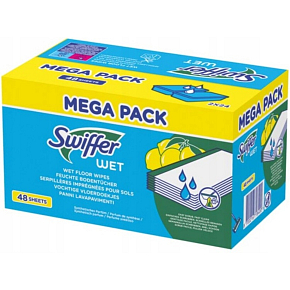 Swiffer Wet Floor Wipes Citrus Fresh, 48 pcs