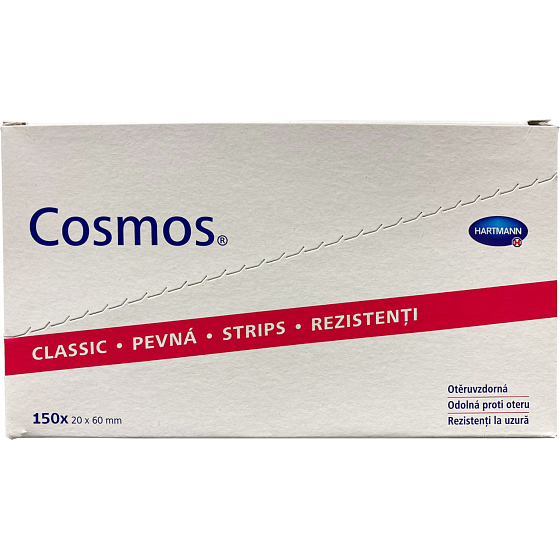 Cosmos Firm Strips Bandage, 8 × 4 cm, 150 pcs