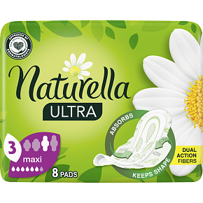 Naturella Women's Ultra Maxi Pads, 8 pcs