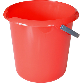 Spokar plastic bucket with spout, capacity 10 l, various colors, 1 piece