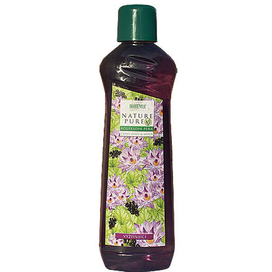 Bohemia Gifts Blackcurrant and Lotus Flower, Nourishing bath foam 1 liter