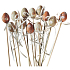Eggs 4 cm + skewers more colors 1 piece