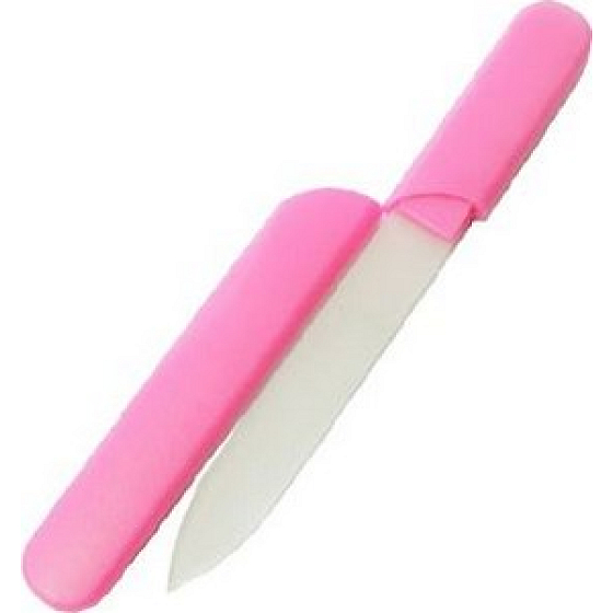 Nail System File glass PP case 12 cm 1 piece