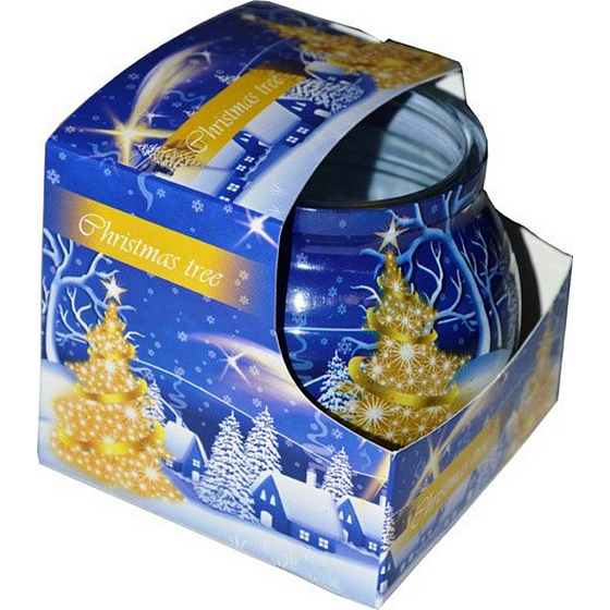 Admit Christmas Tree aromatic candle in glass 80 g