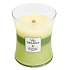 WoodWick Trilogy Garden Oasis - Garden oasis scented candle with wooden wick and lid glass medium 275 g