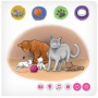 Albi Magic Reading Interactive Mini Book Domestic Animals, age 2+