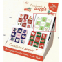 Nekupto Chocolate puzzle Christmas Tree 11 x 11.5 x 0.7 cm, 9 x 5 g