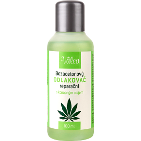 Valea Hemp Oil Acetone-Free Nail Polish Remover 100 ml Valea Hemp Oil Acetone-Free Nail Polish Remover 100 ml