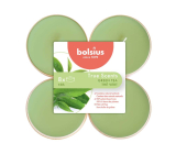 Bolsius Aromatic 2.0 Green Tea - Zelený čaj maxi vonné čajové svíčky 8 kusů, doba hoření 8 hodin