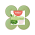 Bolsius Aromatic 2.0 Green Tea - Green Tea maxi scented tea light candles 8 pieces, burning time 8 hours