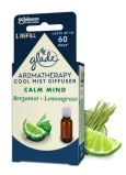 Glade Aromatherapy Cool Mist Diffuser Calm Mind Bergamot + Lemongrass essential oil refill 17,4 ml