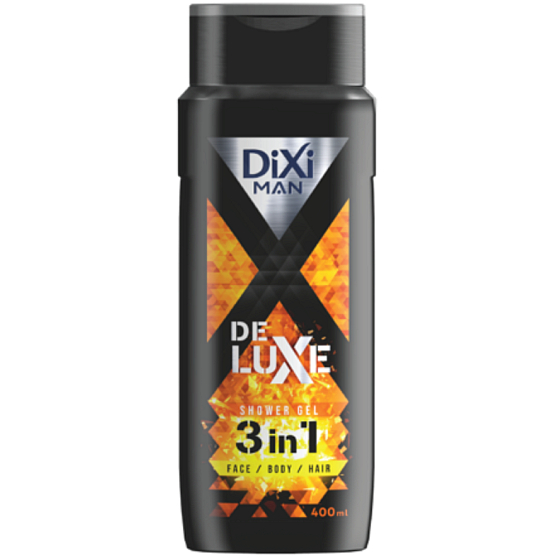 Dixi Men 3in1 De Luxe shower gel for men 400 ml