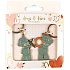 Me To You Metal XO key ring for couples 2 pcs in pack