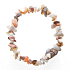 Agate Botswana bracelet elastic chopped natural stone 19 cm, brings success in life