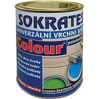 Sokrates Colour semi-gloss universal top coat for wood and metal, 0280 palisander, 0.7 kg