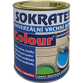 Sokrates Colour semi-gloss universal top coat for wood and metal, 0280 palisander, 0.7 kg