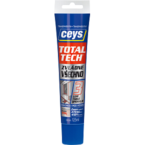 Ceys Total Tech waterproof adhesive and sealant, transparent, 125 g