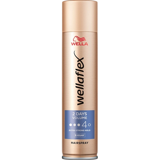 Wellaflex 2 Days Volume hair spray, fixation 4, 400 ml