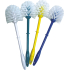 Clanax Toilet Brush Plastic Assorted Colors 1 Piece BH506A