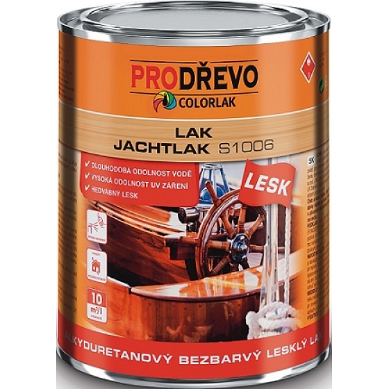 Colorlak Yacht Varnish Gloss S1006 alkyd-urethane clear glossy varnish 0.6 l