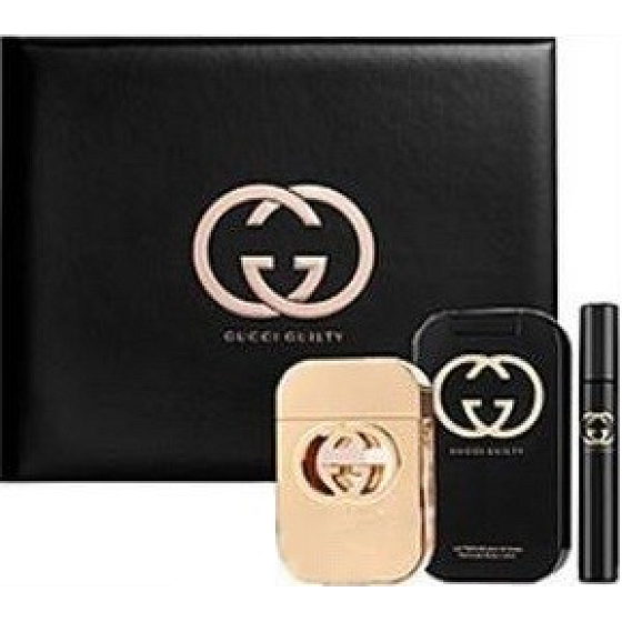 Gucci Guilty EdT 75 ml Eau de Toilette + 100 ml Shower Gel + 7.4 ml Eau de Toilette Gift Set