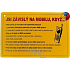 Nekupto Humorous sign You are addicted to a mobile phone 15x10 cm 1 piece