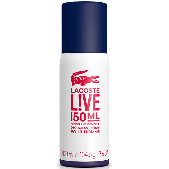 Lacoste Live pour Homme deodorant spray for men 150 ml