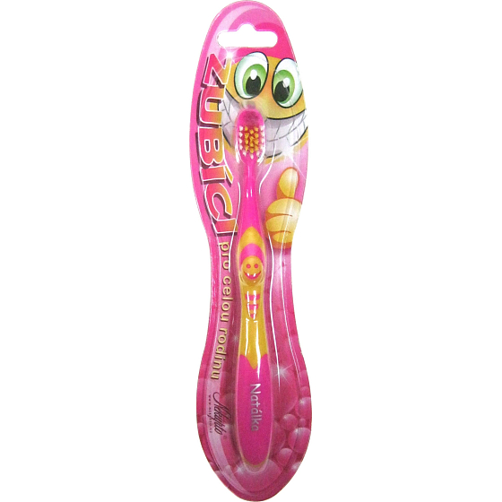 Nekupto Zubíci toothbrush for children named Natálka soft 1 piece