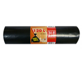 Alufix Garbage bags solid black, 45 µ, 120 liters, 70 x 100 cm, 10 pieces