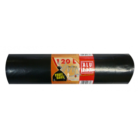 Alufix Garbage bags solid black, 45 µ, 120 liters, 70 x 100 cm, 10 pieces