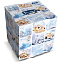 Big Soft Winter handkerchiefs white 2 ply 75 pieces