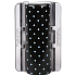 Linziclip Maxi Hair clip black with polka dots 8 cm suitable for thicker hair 1 piece