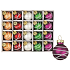 Flasks glass set of 5 colors 2.5 cm, 20 pieces