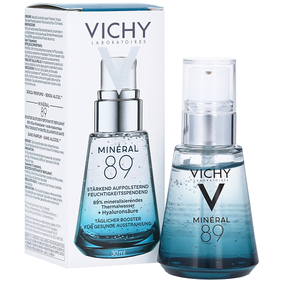 Vichy Minéral 89 Hyaluron-Booster strengthening and filling booster for all skin types 30 ml
