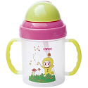 Baby Farlin Magic Cup non-flowing mug with straw 9+ months 200 ml AET-CP011-C
