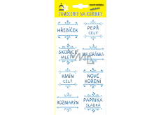 Arch Spice stickers in blister blue 44 x 41 mm 76 pieces of labels