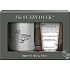 Baylis & Harding The Fuzzy Duck Men´s Hemp & Bergamot cleansing gel for body and hair 140 ml + steel mug, cosmetic set for men