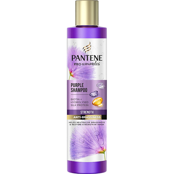 Pantene Pro-V Miracles Purple Shampoo shampoo for bleached hair and hair with bleached strands 225 ml
