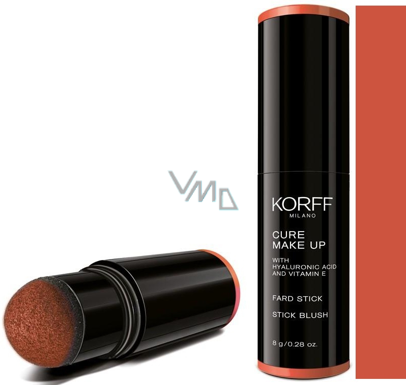 Korff Cure Make up Stick Blush Blush in a stick with foam applicator 01