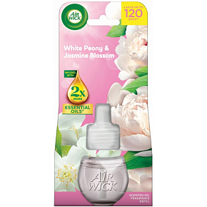 Air Wick Essential Oils White Peony & Jasmine Blossom - Peony and Jasmine Blossom electric air freshener refill 19 ml