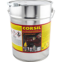 Corsil basic anti-corrosive paint up to 550 °C, 0840 red-brown, 10 kg