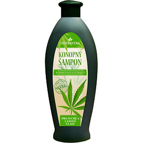 Herbavera Hemp Shampoo for Dry and Brittle Hair, 550 ml