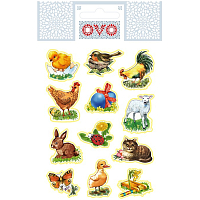 OVO egg transfers traditional, 12 designs, 1 sheet