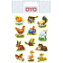 OVO egg transfers traditional, 12 designs, 1 sheet
