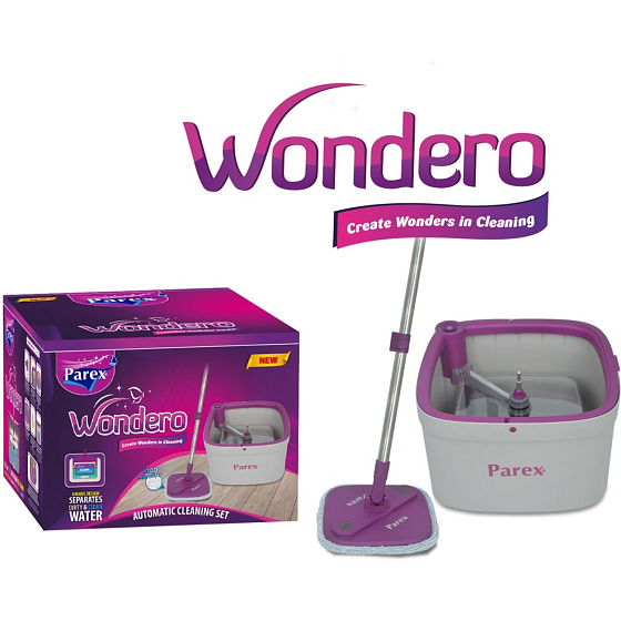 Parex Wondero Automatic Floor Mop Cleaning Set