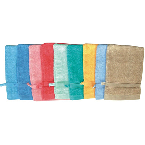 AbellA Colorful Terry Cloth Washcloth, Various Colors, 21 × 14 cm, 1 piece