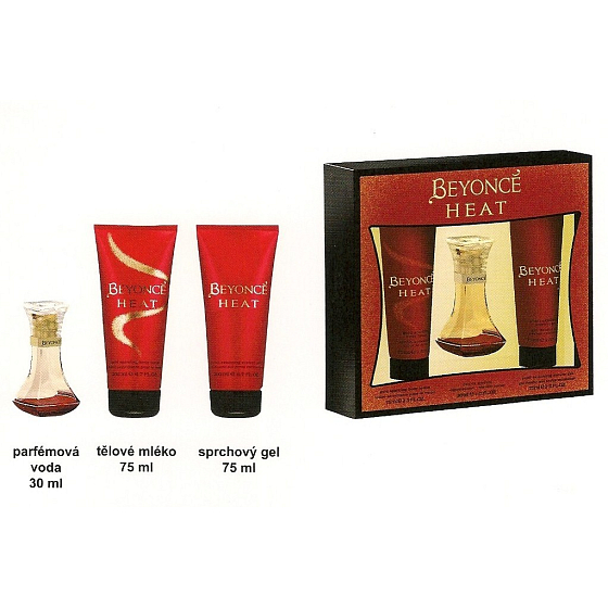 Beyoncé Heat perfumed water 30 ml body lotion + shower gel, gift set