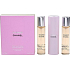 Chanel Chance Eau de Toilette Set for Women 3 x 20 ml